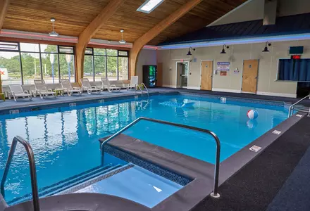 Heated indoor pool