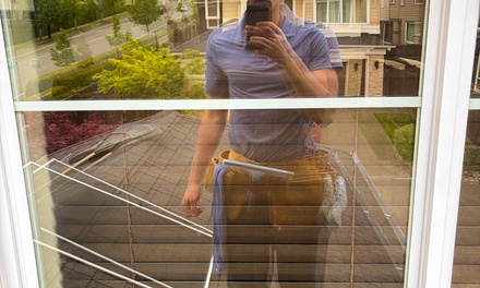 All frontside exterior windows, frames, and sills cleaning - Home Upgrade Services