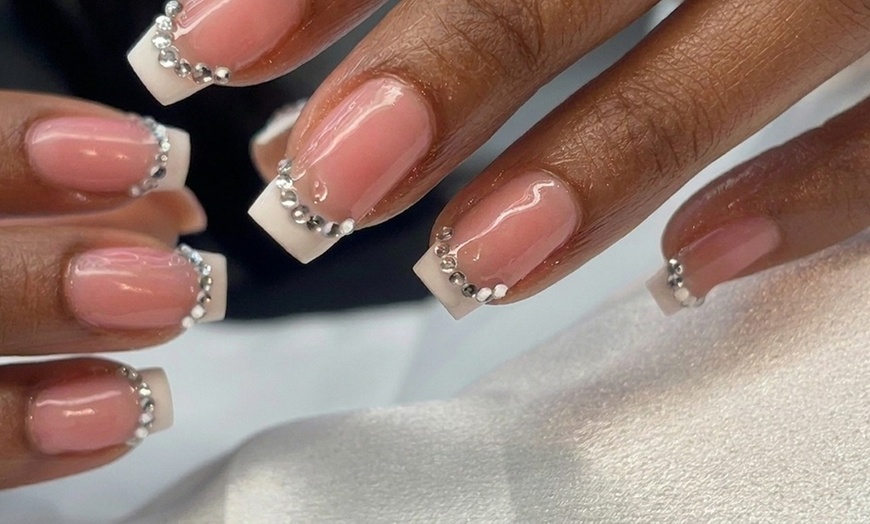 Image 4: Mani-Pedi & Gel X Full Set: Nail Care with Gel Polish & Tips