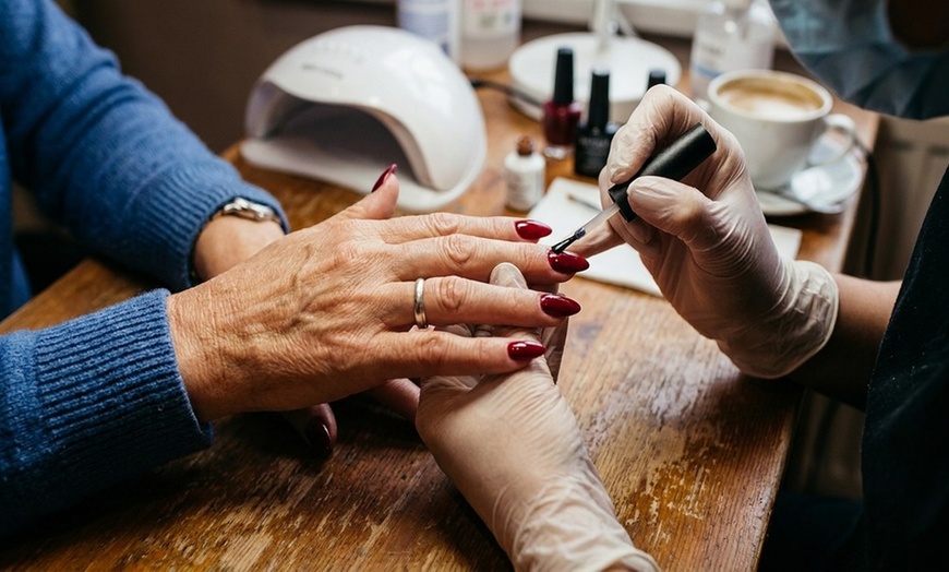 Image 8: Pedicure, Gel or Russian UV Manicure, Mani-Pedi, or Three Mani-Pedis