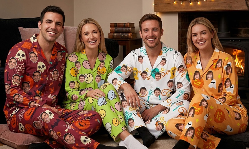 Image 3: Custom Photo Pajama Set from Justyling — Full or Half Set