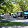 Image 3: Camping Stay at Full Hook-Up Back-In Site with Water, Sewer & Electric