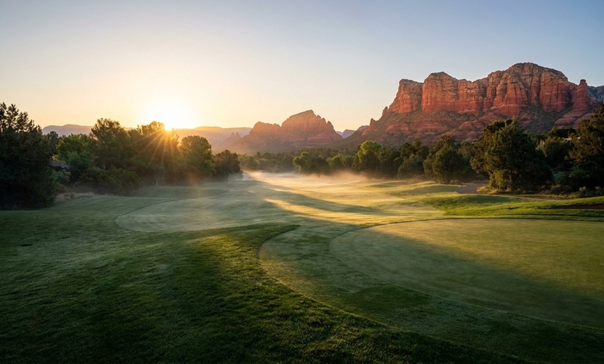 Image 8: Swing, Save, and Savor the View with 9 or 18 Holes of Golf with a Cart