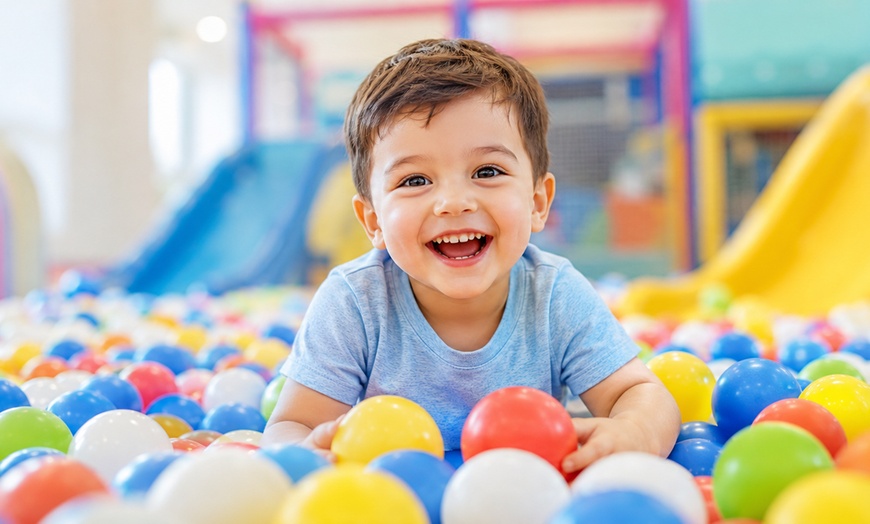 Image 7: Admission for One to Indoor Playground with Sandbox, Slides, and More

