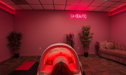 One Microdermabrasion Facial with Red Light Therapy  - La-Beautiq LLC