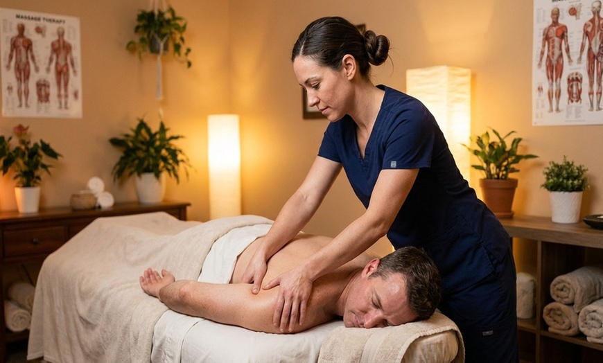 Image 2: 1 60-Minute Deep Tissue, Sports, or Lymphatic Drainage Massage 
