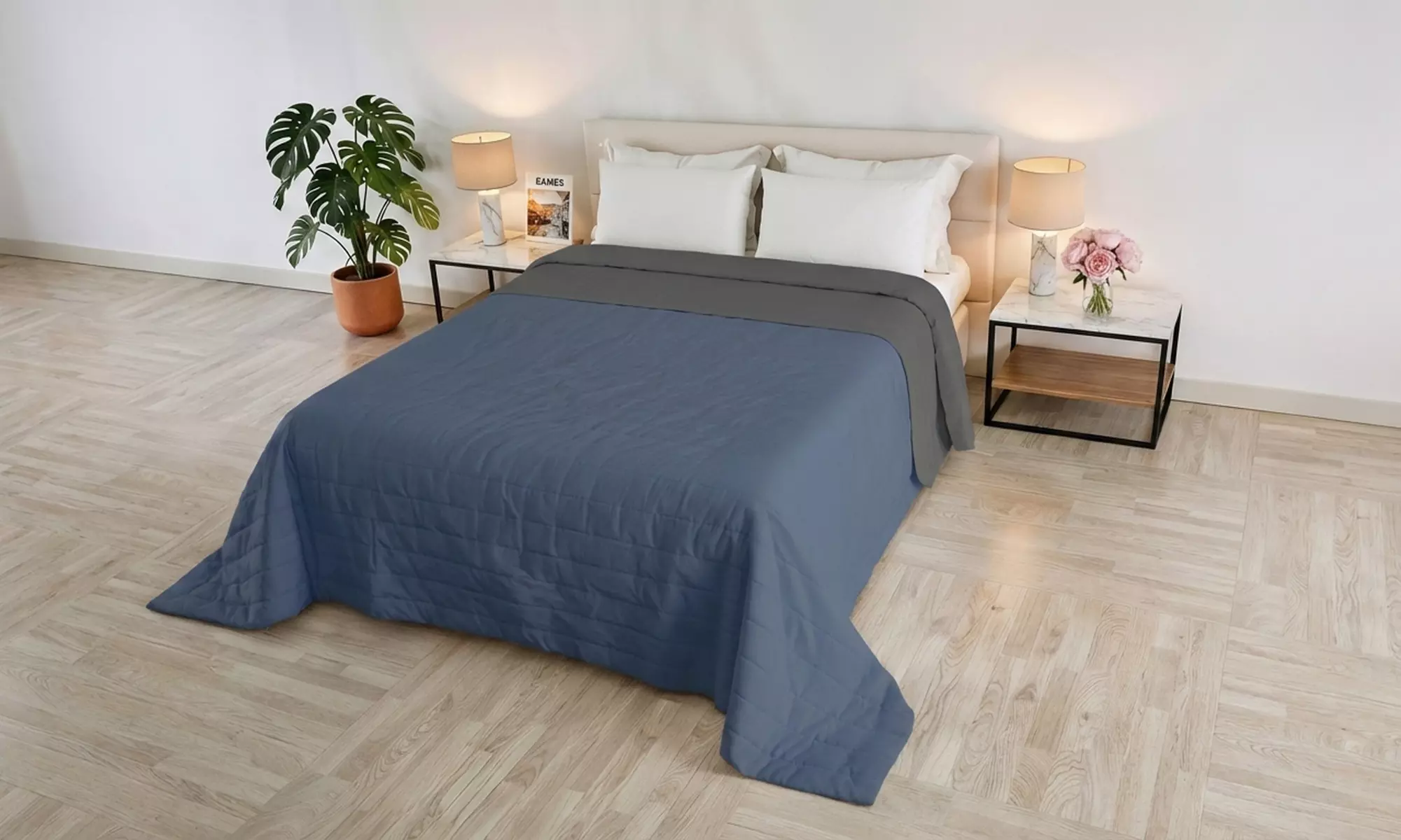 Golia-quilt met dubbelzijdig ontwerp