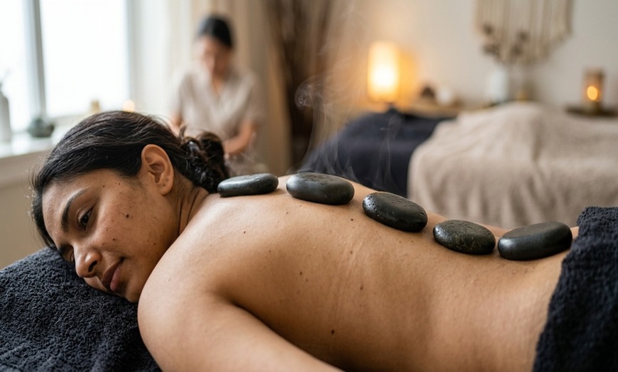 Image 8: 60-Min Therapeutic Body Massage with Hot Towel, Stone & Essential Oil