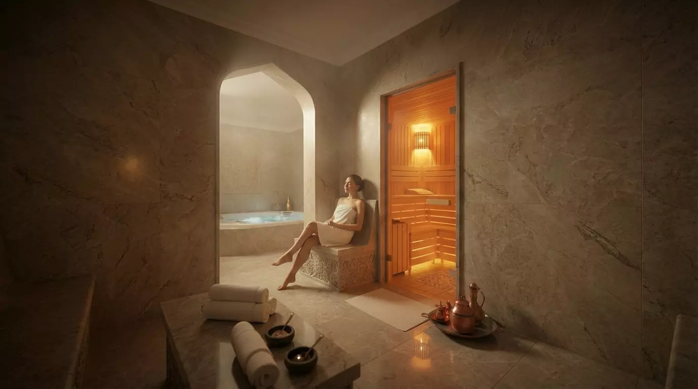 120 Min. Spa-Auszeit: Sauna, Whirlpool & Dampfbad opt. mit Aromaöl-Massage für 1 oder 2 Personen (bis 35%  sparen) - Primary Image