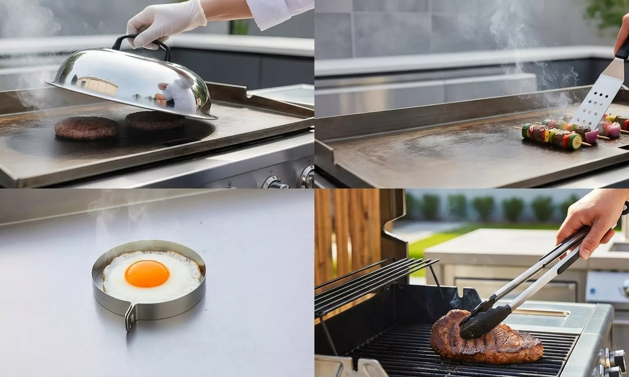 Ensemble d'accessoires BBQ 27 pièces, sac de transport inclus