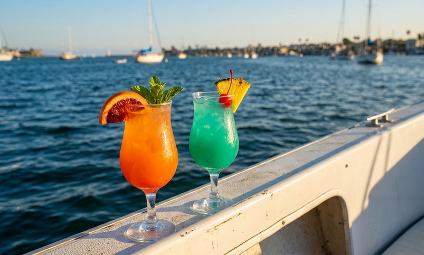 Image 7: Electric Duffy Boat Rentals – Newport Harbor Sunset Cruises