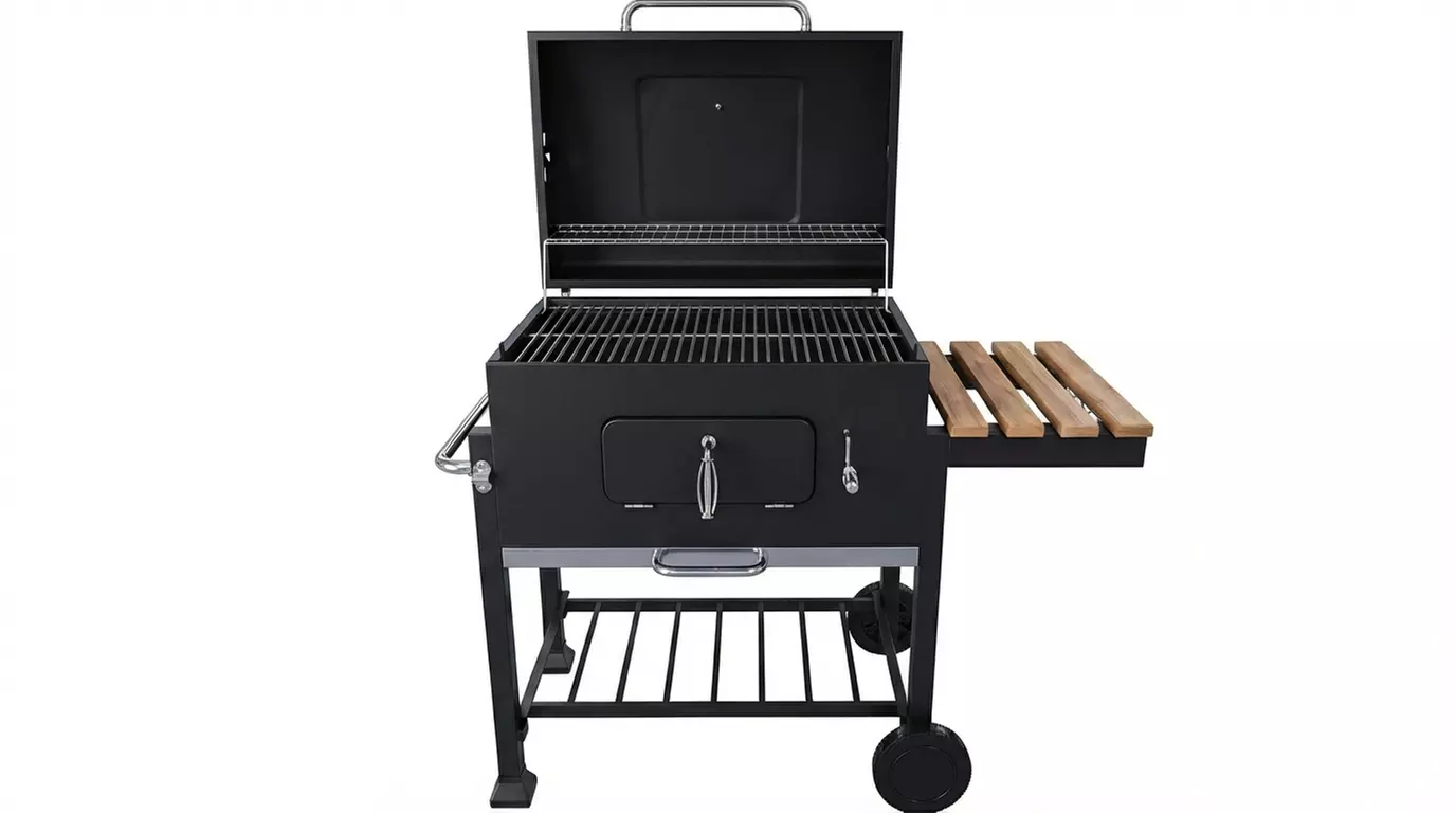 Barbecue a carbone professionale con coperchio