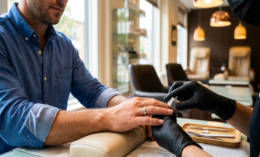 Image 6: Relaxing Mani-Pedi Options for Men