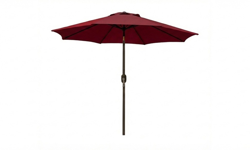 Image 11: Ombrellone da esterno con manovella e inclinazione regolabile