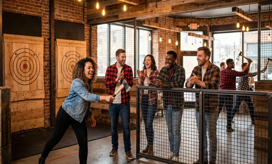 Image 2: Axe Throwing for 2 to 6 People at Axe Escape (Full Bar Available)