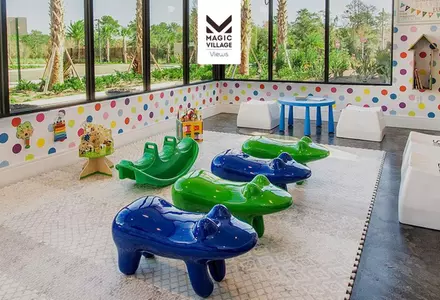 Indoor kids' play area