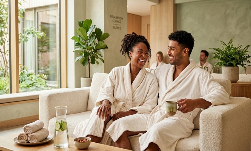 Image 6: 60-Minute Couples Massage with Hot Stones & Towels, Foot Scrub & Mask