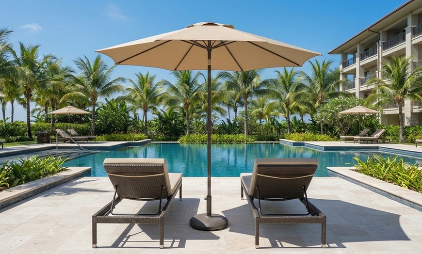 Image 23: Ombrellone da esterno con manovella e inclinazione regolabile