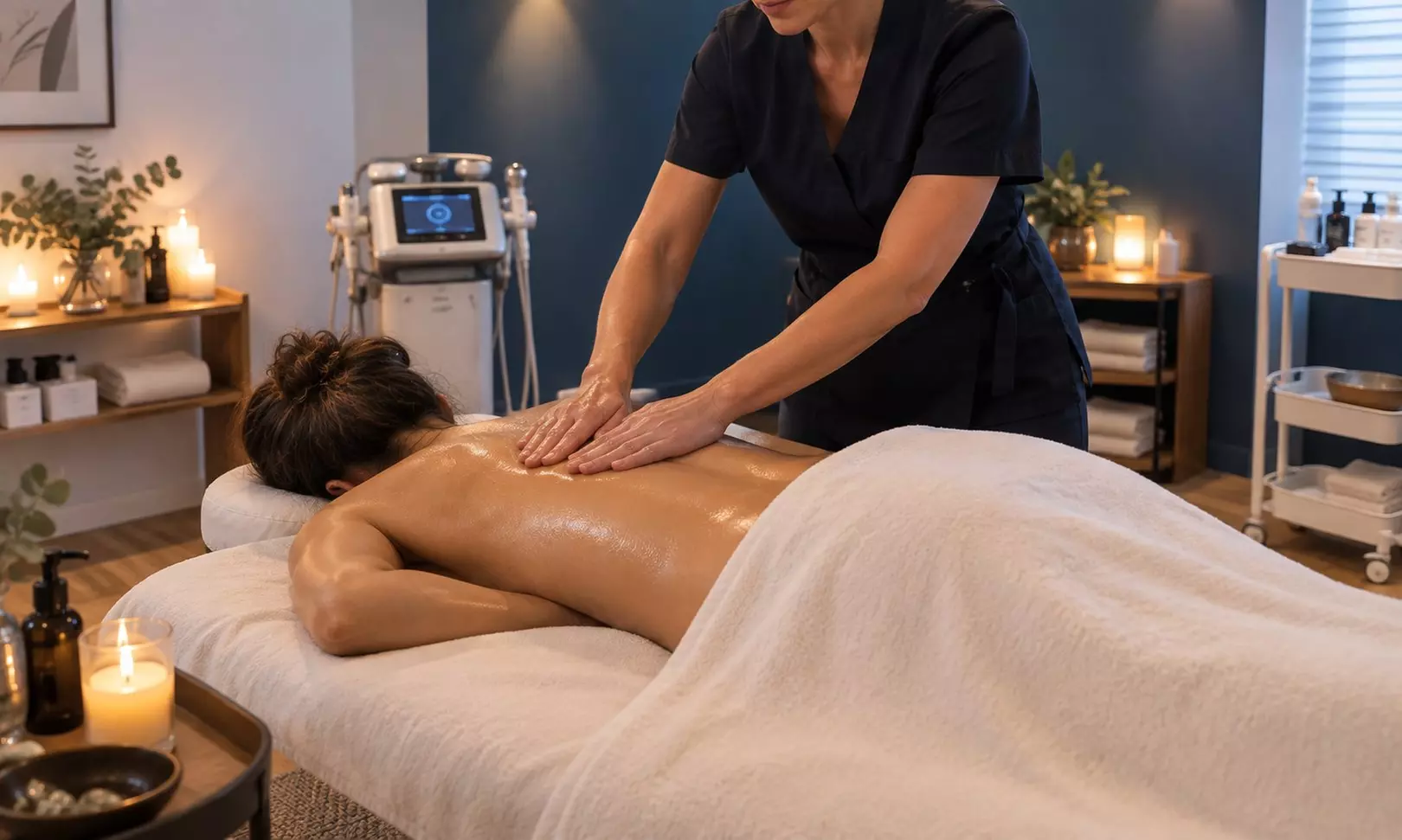 Massage californien de 45 min.