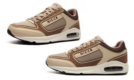Nicce Men's Brown Elossi Trainers - Size 7