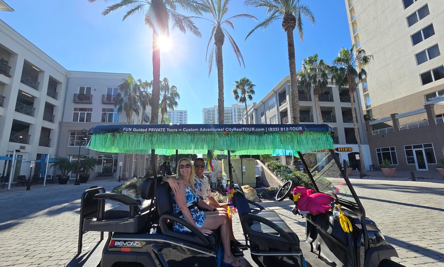 Image 4: Guided Golf Cart Tours: Explore Tampa Like a Local