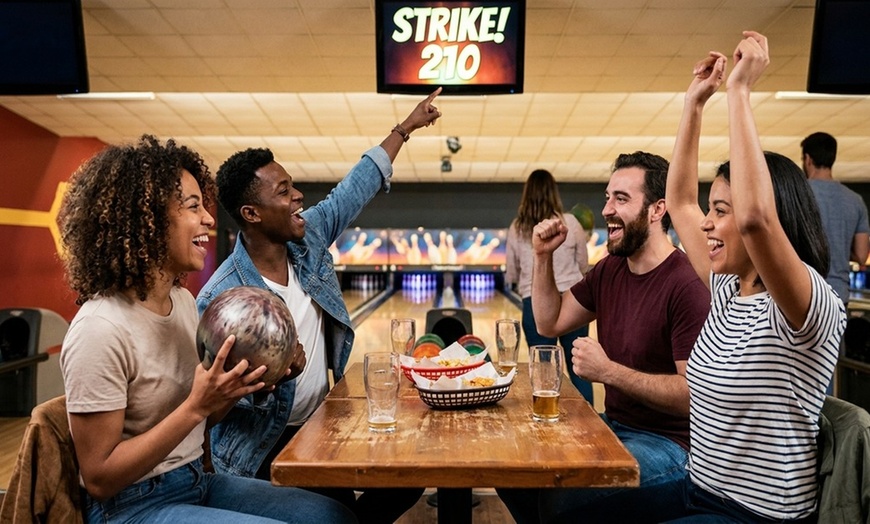 Image 3: 1 Hour of Bowling with Shoes for up to 6 at GameTime Daytona Beach