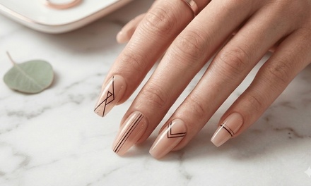 Short Acrylic or Gel-X Set (Basic Design Included) - Angelic nails by Bri