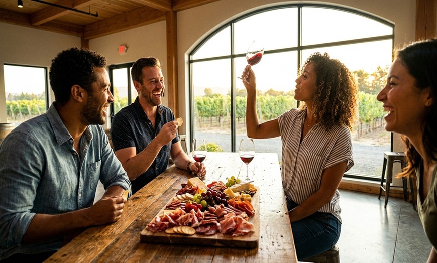 Image 5: Wine Tasting with Shareable Appetizer Plate for Two