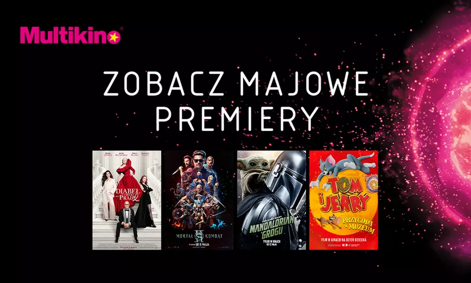 Bilety na dowolny film 2D/3D w kinach sieci Multikino