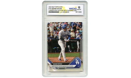 MLB 2025 Topps Now MLB Cards SHOHEI OHTANI - Graded Gem Mint 10 Topps #790 in rgb
