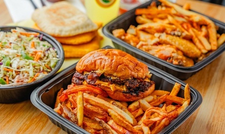 One Smashburger, One Side and One Drink - The Jerk Grill