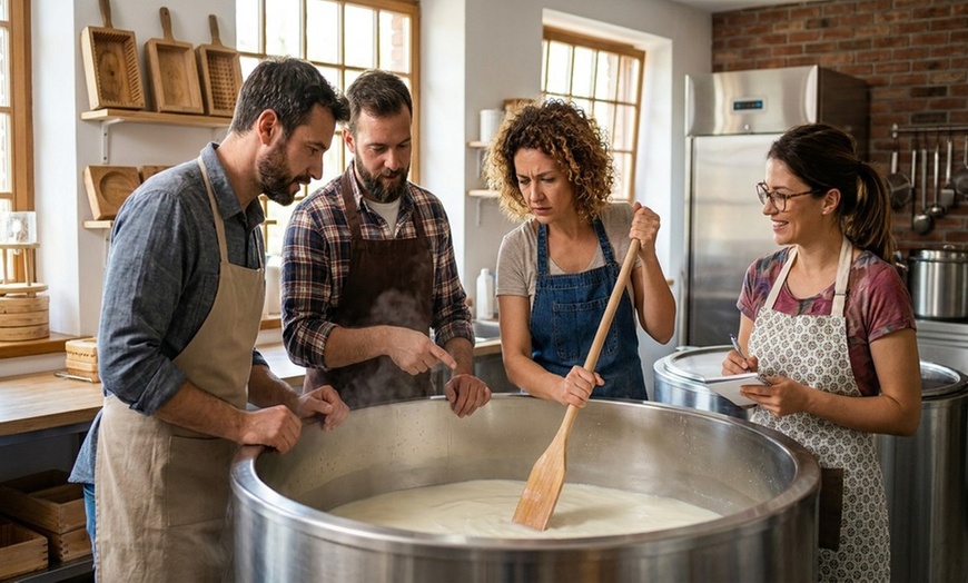 Image 4: Explore farm tours with cheese-making and animal raising insights