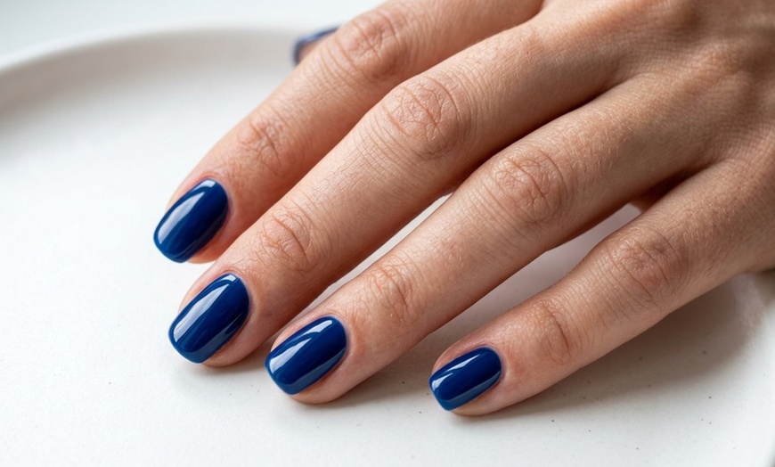 Image 2: Relaxing Gelish and Regular Mani-Pedi Combo
