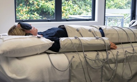 One 40 minute Flowpresso Lymphatic drainage session - Bellaire Massage Therapy Human Body Mechanics