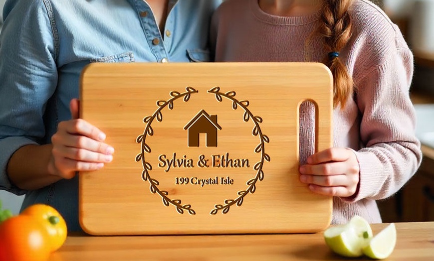 Image 8: One Or Two Custom Cutting Board from Justyling