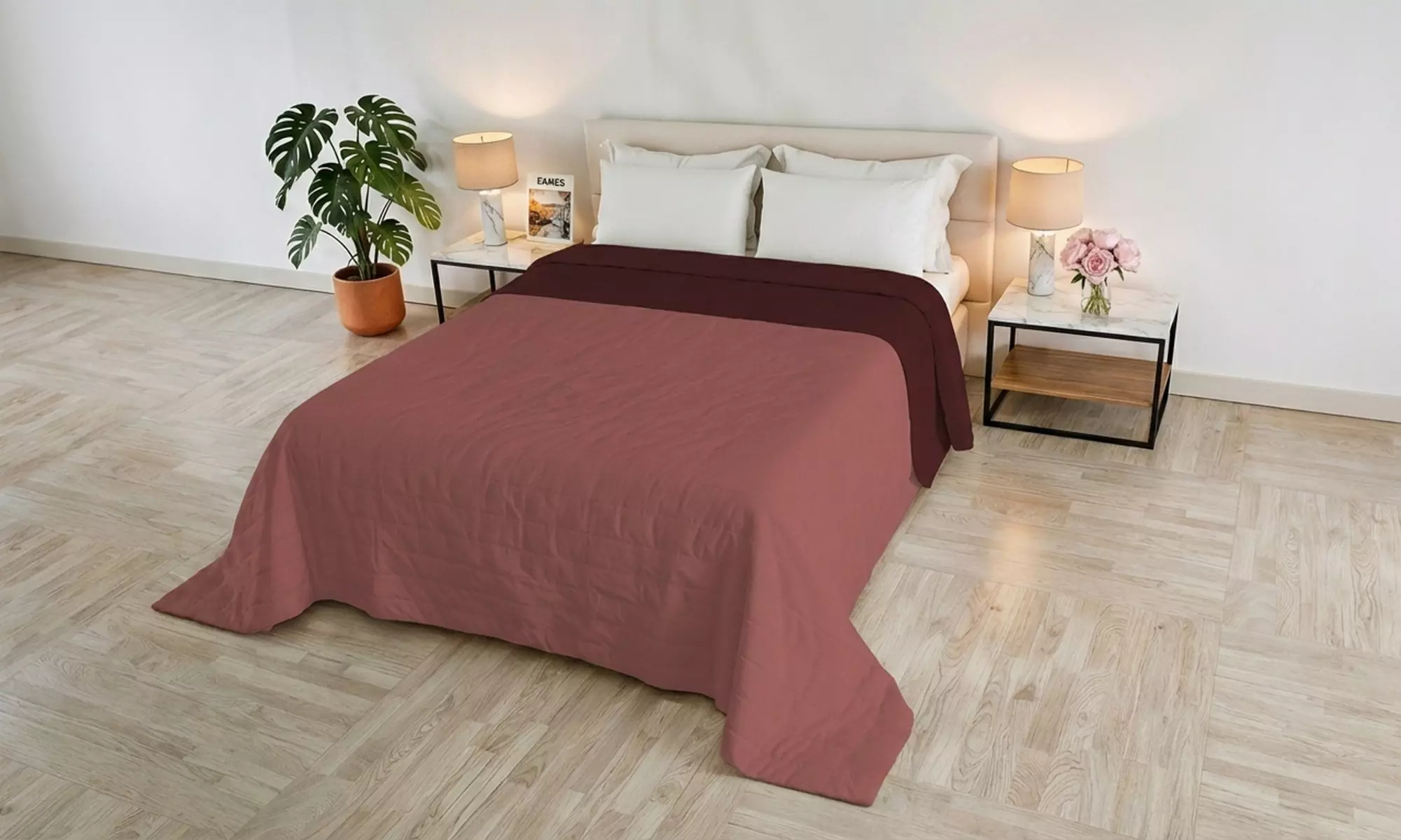 Golia-quilt met dubbelzijdig ontwerp