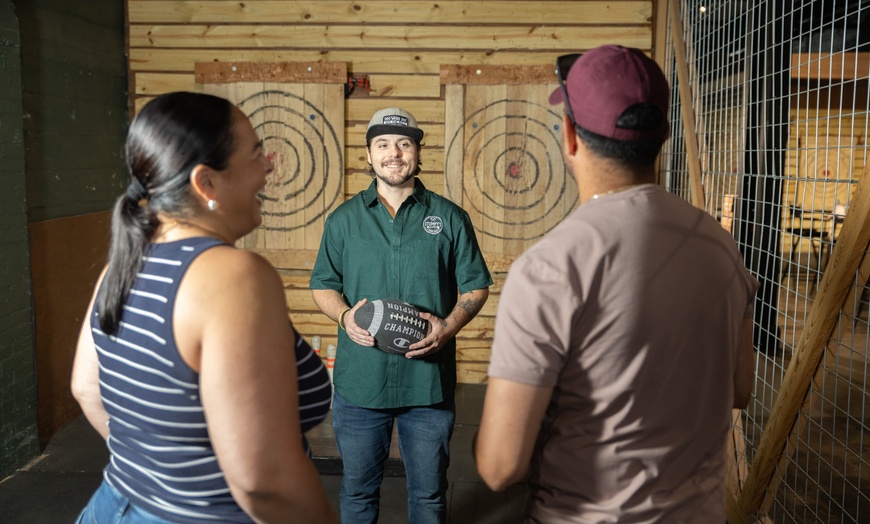 Image 7: Up to 45% Off Axe Throwing + Food & Drinks at Stumpy's Social