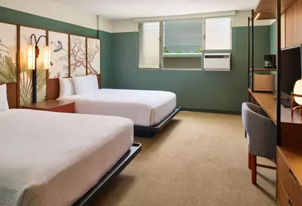 Accessible City-View Double-Queen Room
