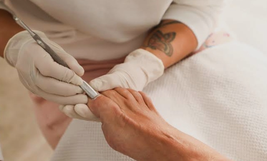 Image 7: Pampering Mani-Pedi & Foot Treatments with Gel Polish & Hot Towels