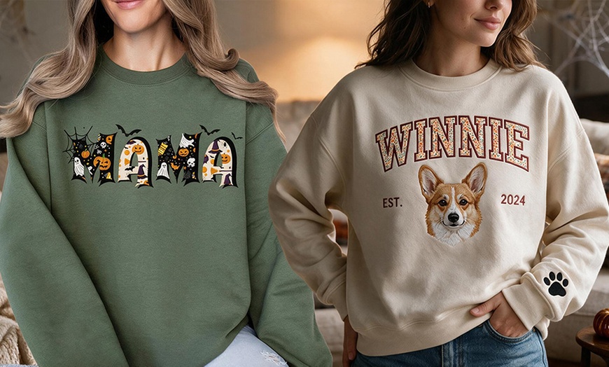 Image 17: Personalize a unisex hoodie for the perfect gift or stylish comfort!