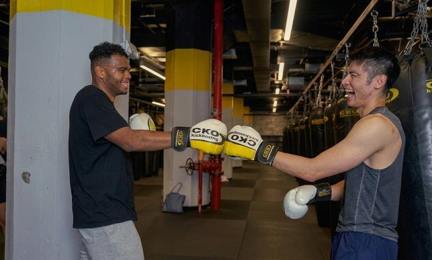 Image 2: Kickboxing Classes & Gloves: Choose 3 or 5 High-Energy Sessions