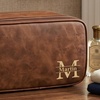 Image 6: Travel in Style With Personalized Vegan-Friendly Leather Toiletry Bag (Up to 85% Off)