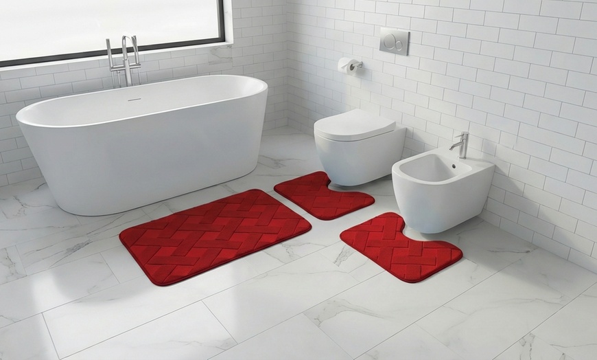 Image 9: Set de tapis de bain 3 pièces, couleur au choix