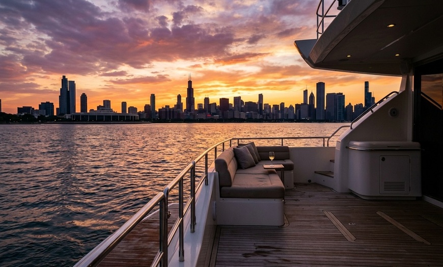 Image 2: Private 2, 3, 4, or 5 Hr. Yacht Charters on Lake Michigan for up to 10