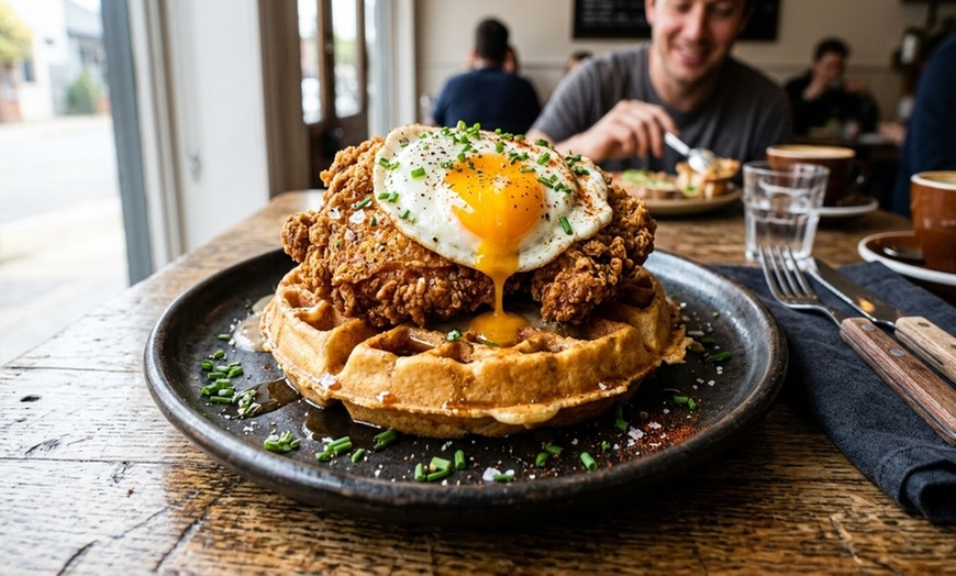 Image 2: Tiabi Coffee And Waffle - $20 or 40 for Food and Drink