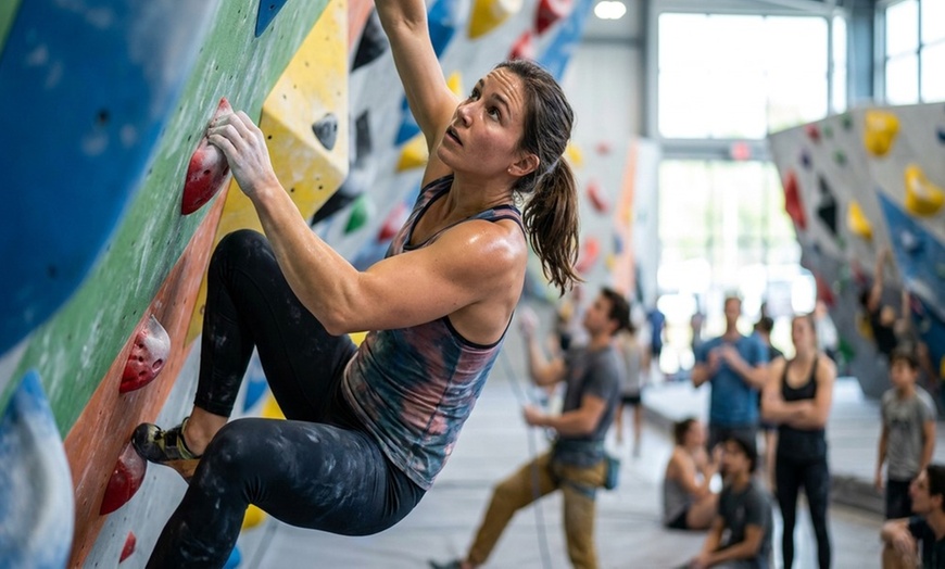 Image 5: Indoor Rock Climbing Day Pass for 1 or 2 with Shoe Rental