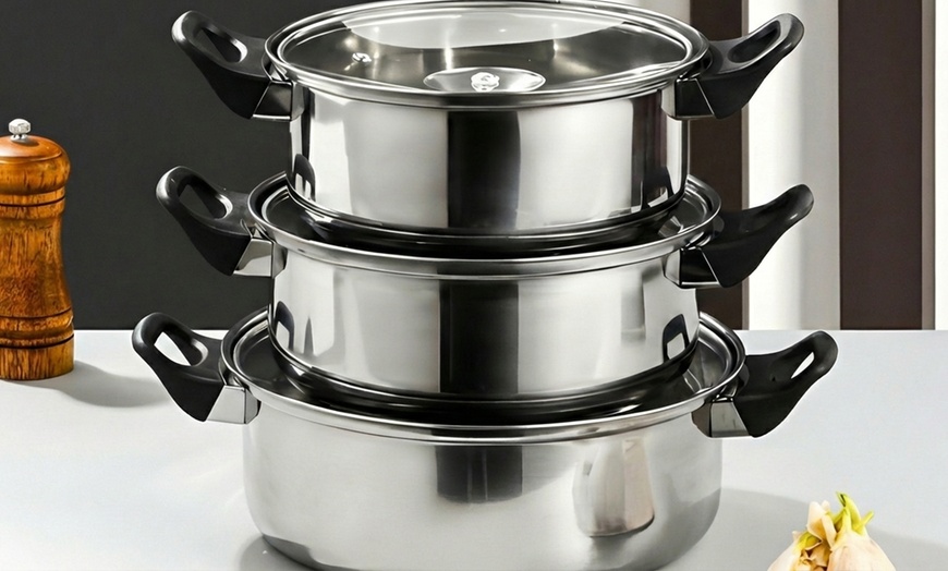 Image 6: Ensemble de 12 pièces de poêle et casserole