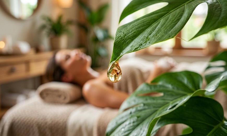 Image 6: 80-Minute FullBody & Foot Massage w/Hot Stones & Oils for One or Two