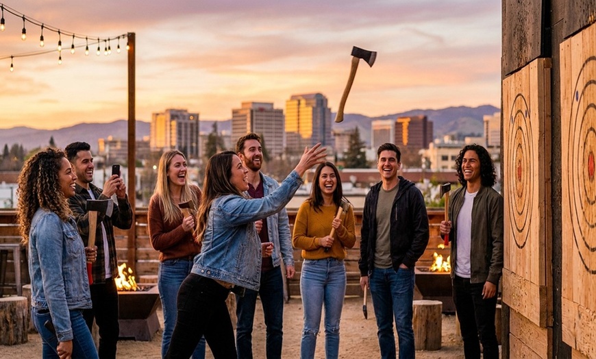Image 2: Enjoy a 75-Minute Axe Throwing for One, Two, Three, Five, or Ten 