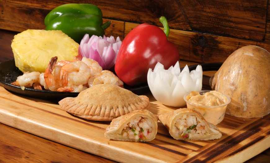 Image 3: Lunch or Dinner Special for 2 or 4 or Loaded Empanada & Sangria Tower